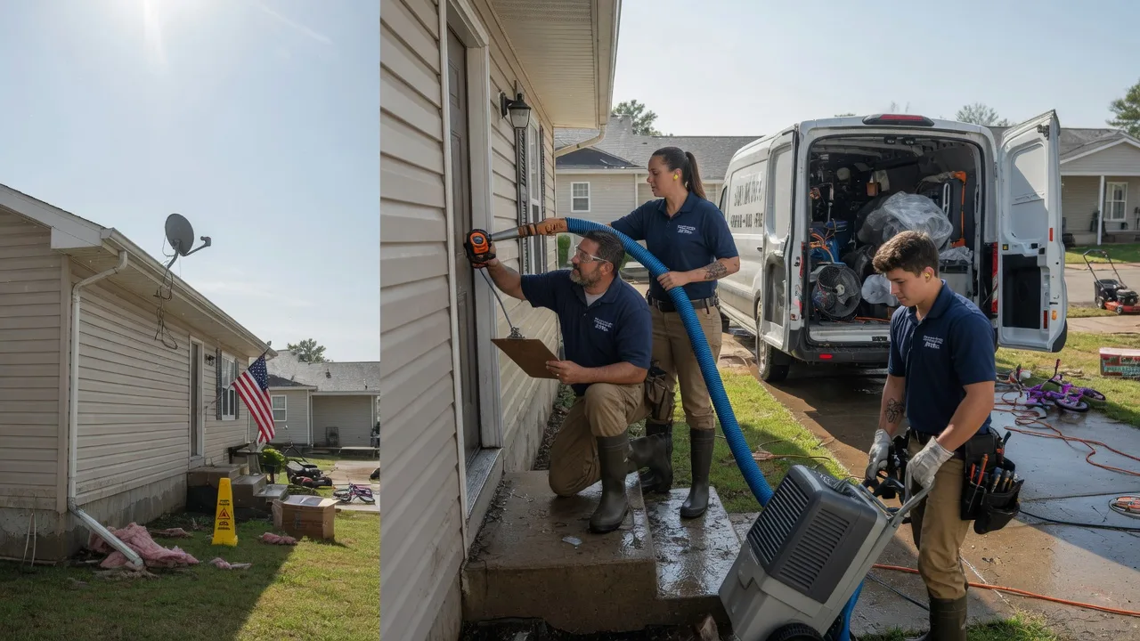 Ceiling Water Damage Restoration in Lelia Lake, TX near me